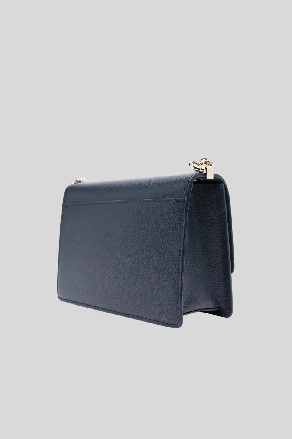 Furla Bakare Flip Lock Kadın Omuz Çantası Siyah