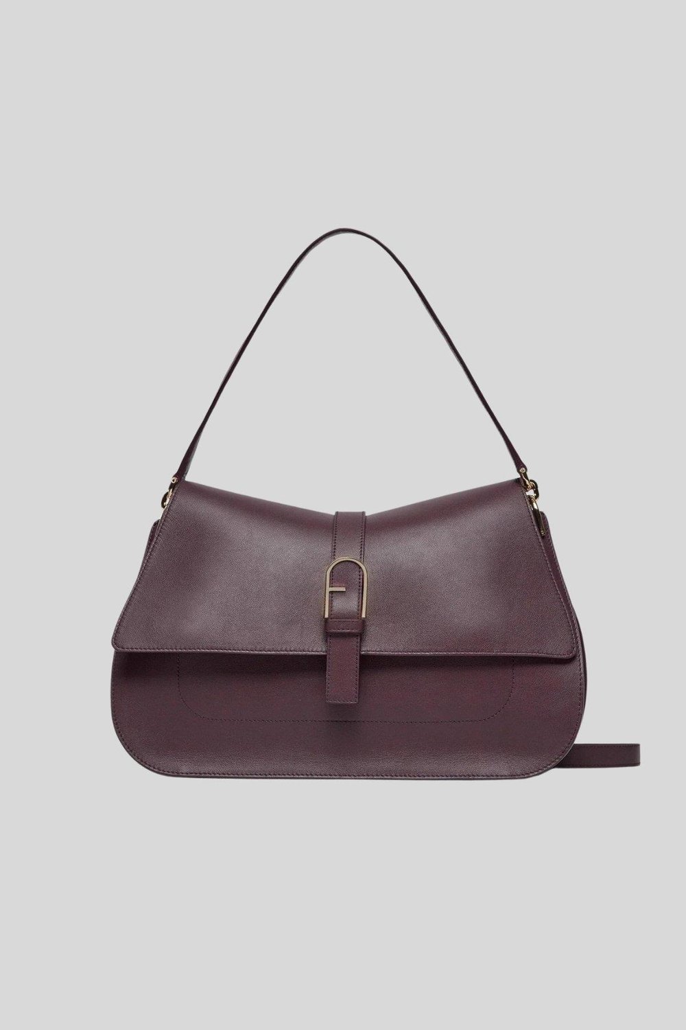 Furla Flow Deri Kadın El Çantası Bordo