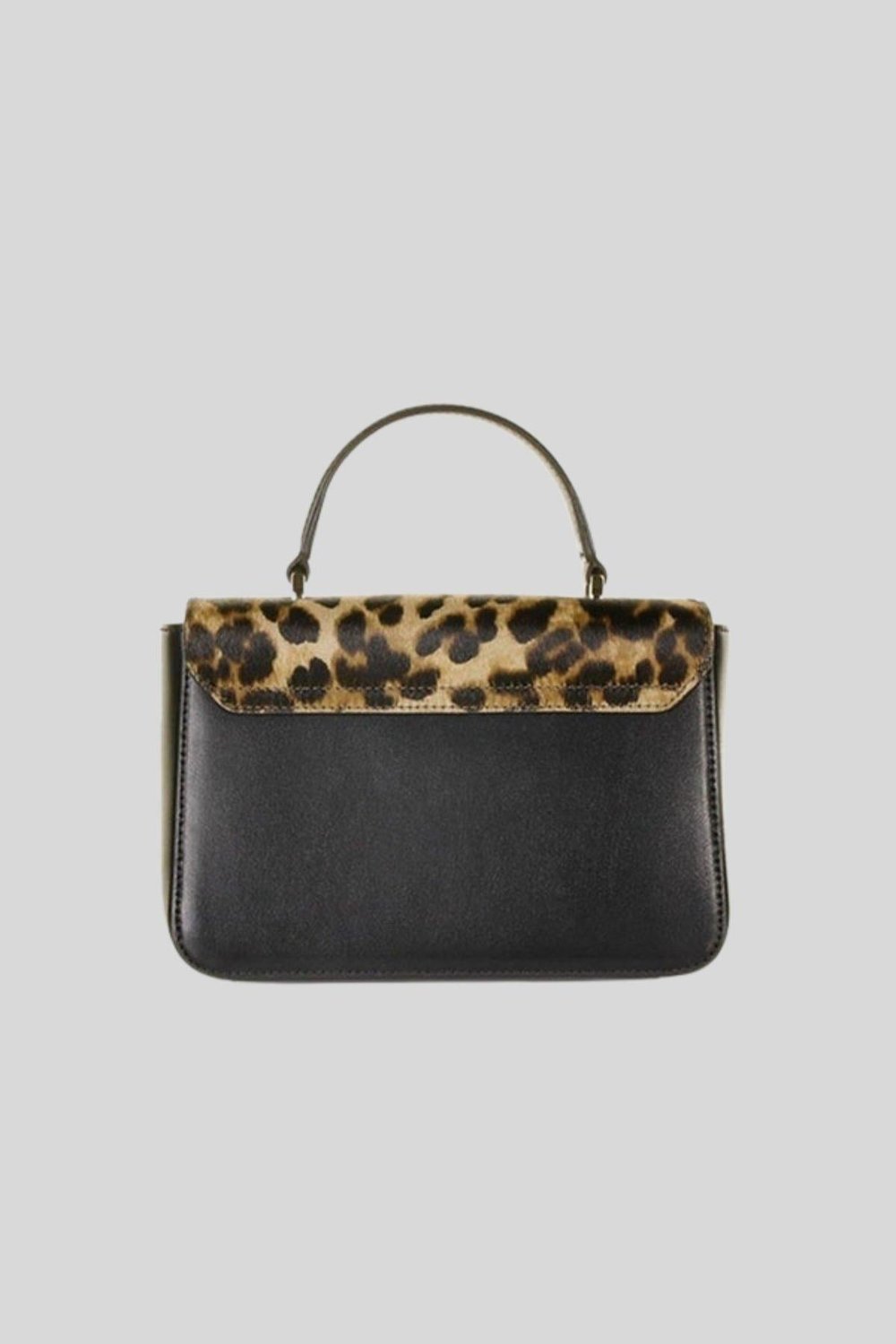 Furla Leopar Desenli Kadın El Çantası Siyah