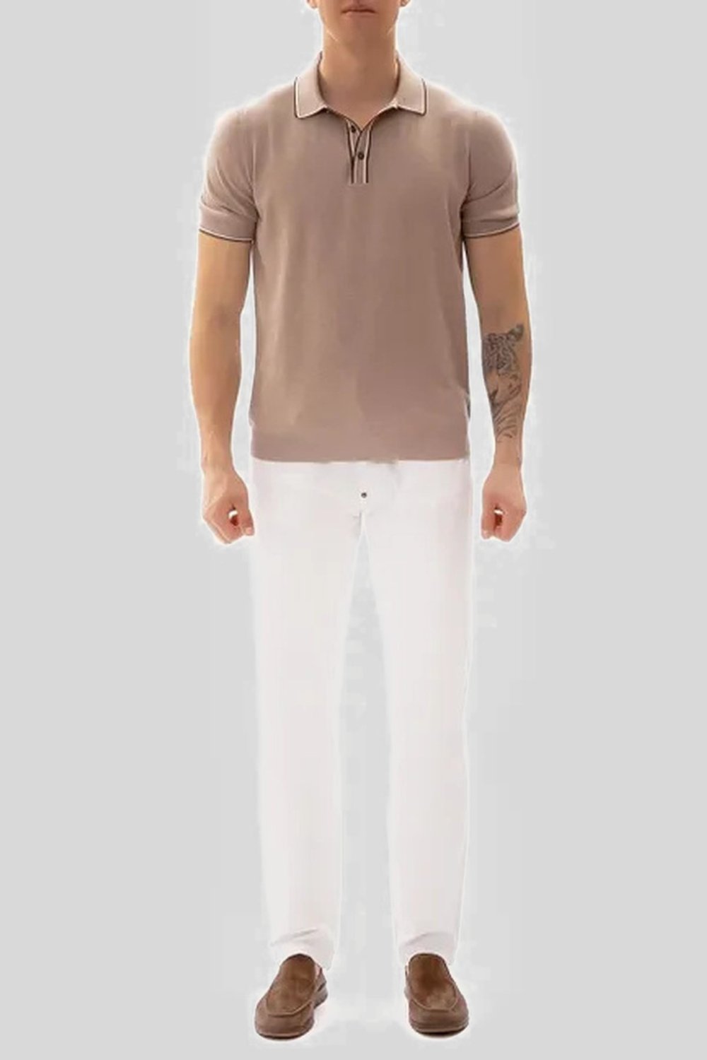 Gran Sasso Erkek T-Shirt Pembe