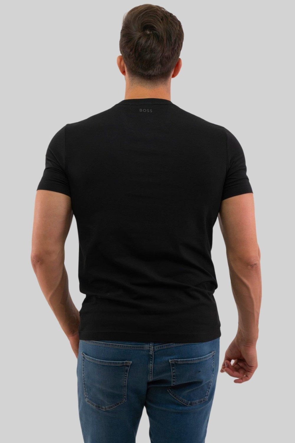Hugo Boss Regular Fit Erkek T-Shirt Siyah