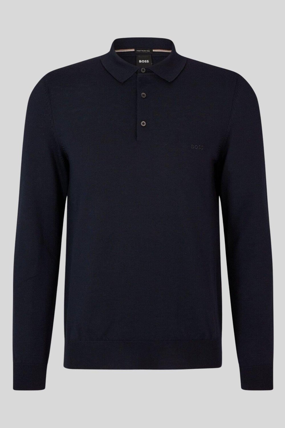 Hugo Boss Regular Fit Erkek Yün Kazak Lacivert 404