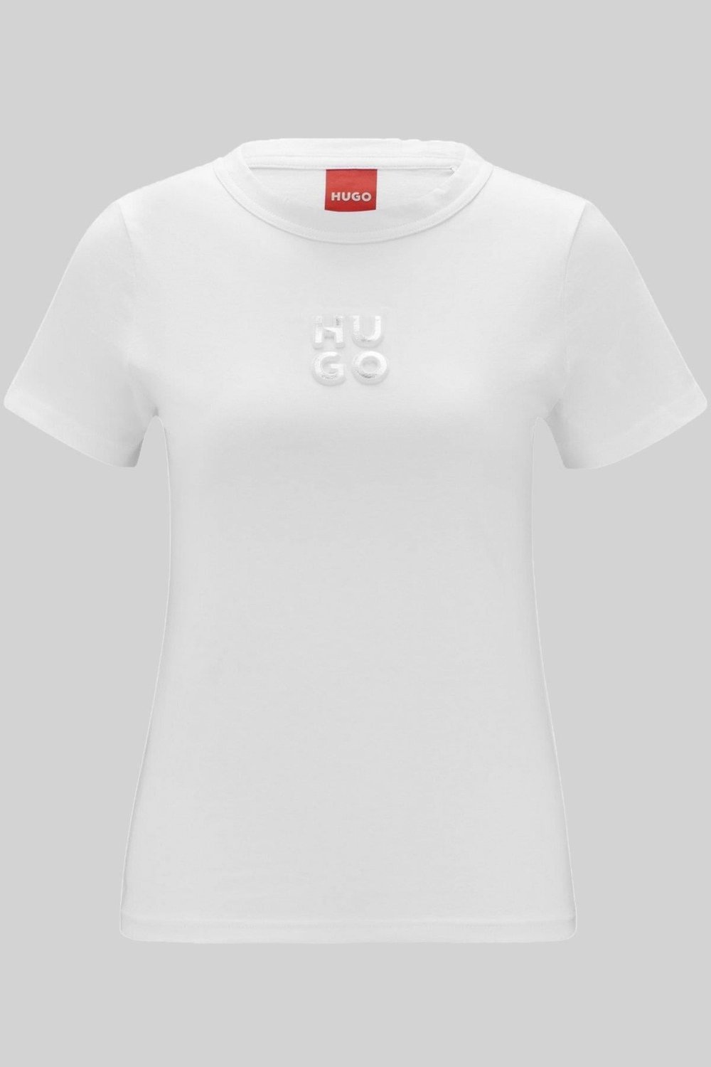 Hugo Boss Regular Fit Kadın T-Shirt Beyaz 100