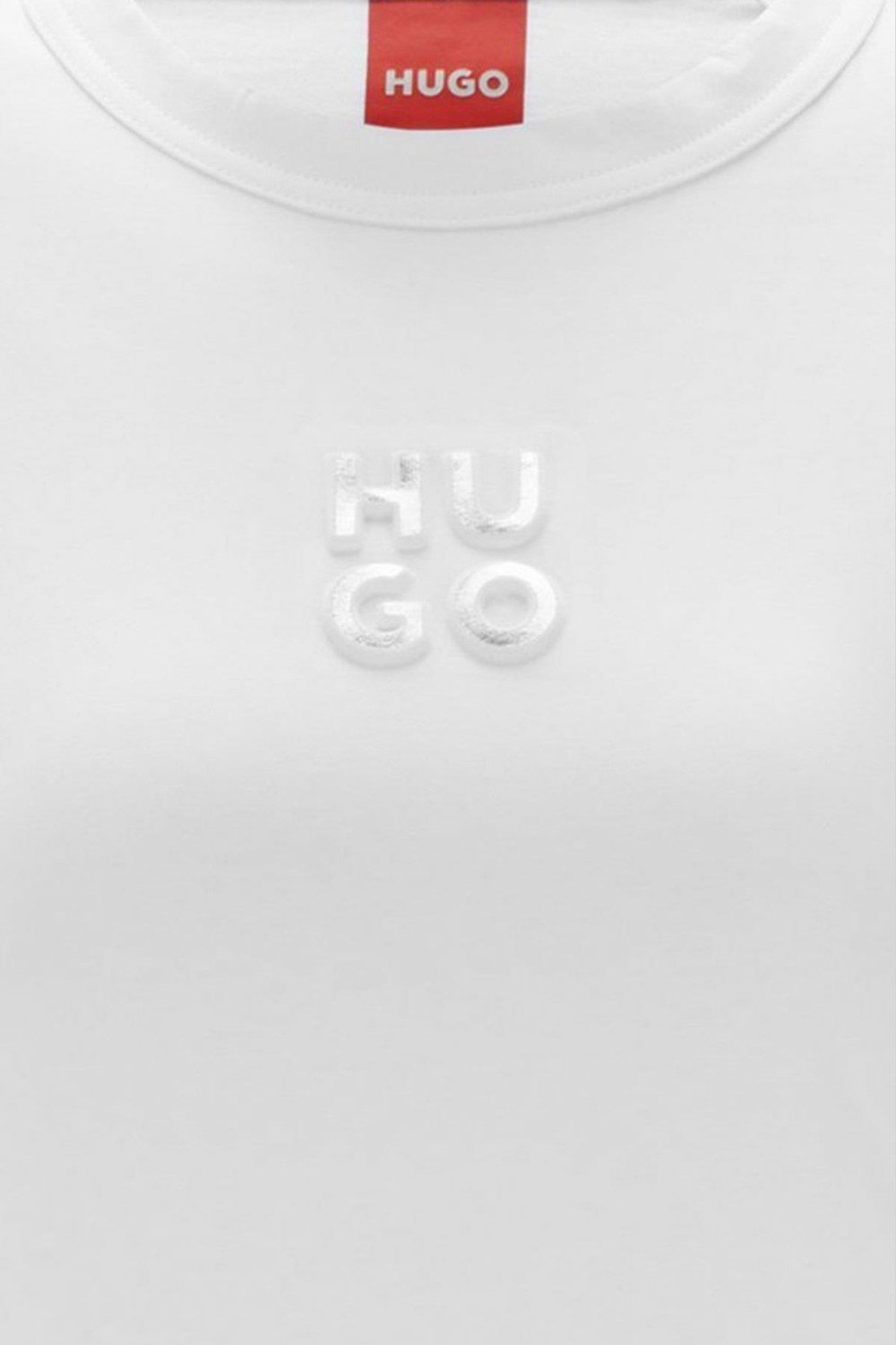 Hugo Boss Regular Fit Kadın T-Shirt Beyaz 100