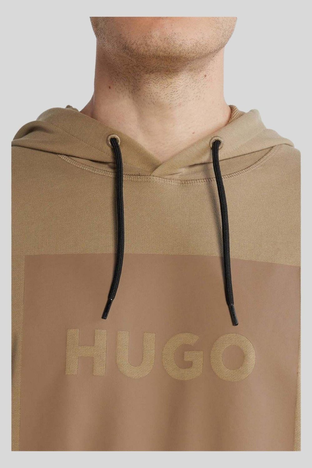 Hugo Boss Regular Fit Kapüşonlu Erkek Sweatshirt Kahverengi