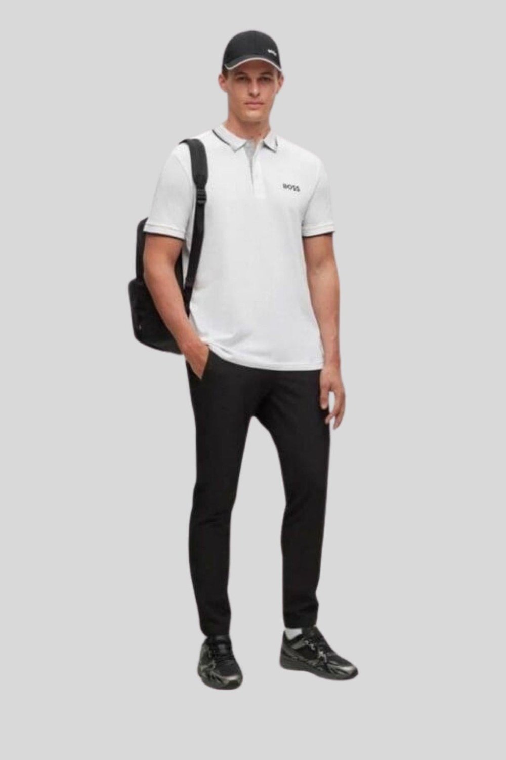 Hugo Boss Slim Fit Streç Chino Erkek Pantolonu Siyah