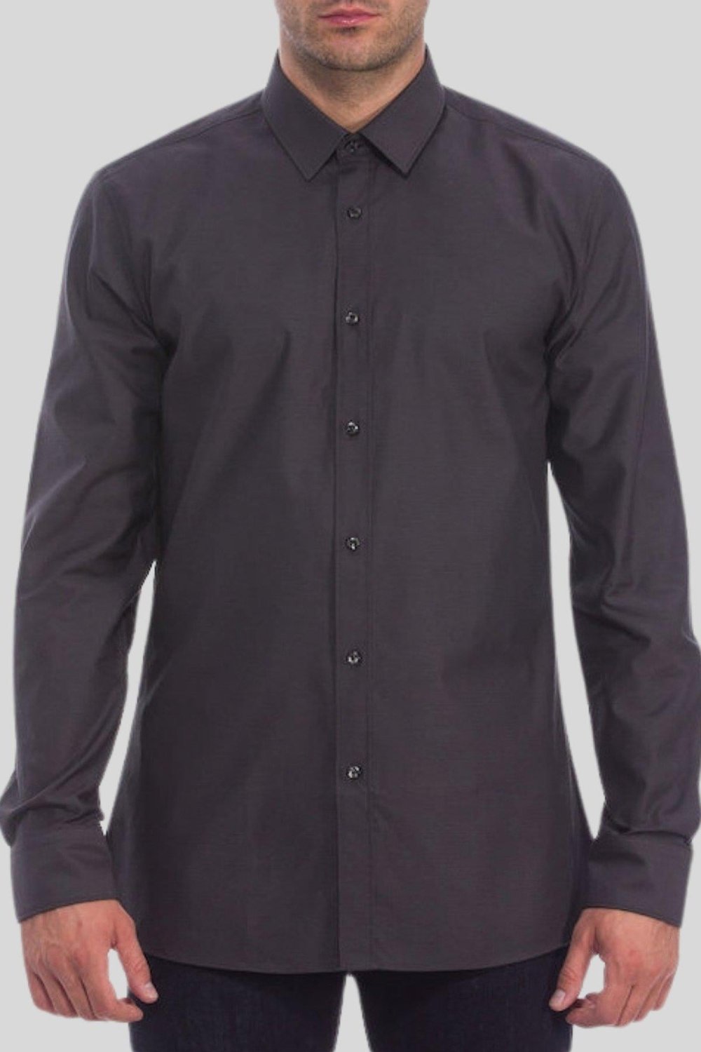 Hugo Boss Slim Fit Uzun Kollu Erkek Gömlek Siyah