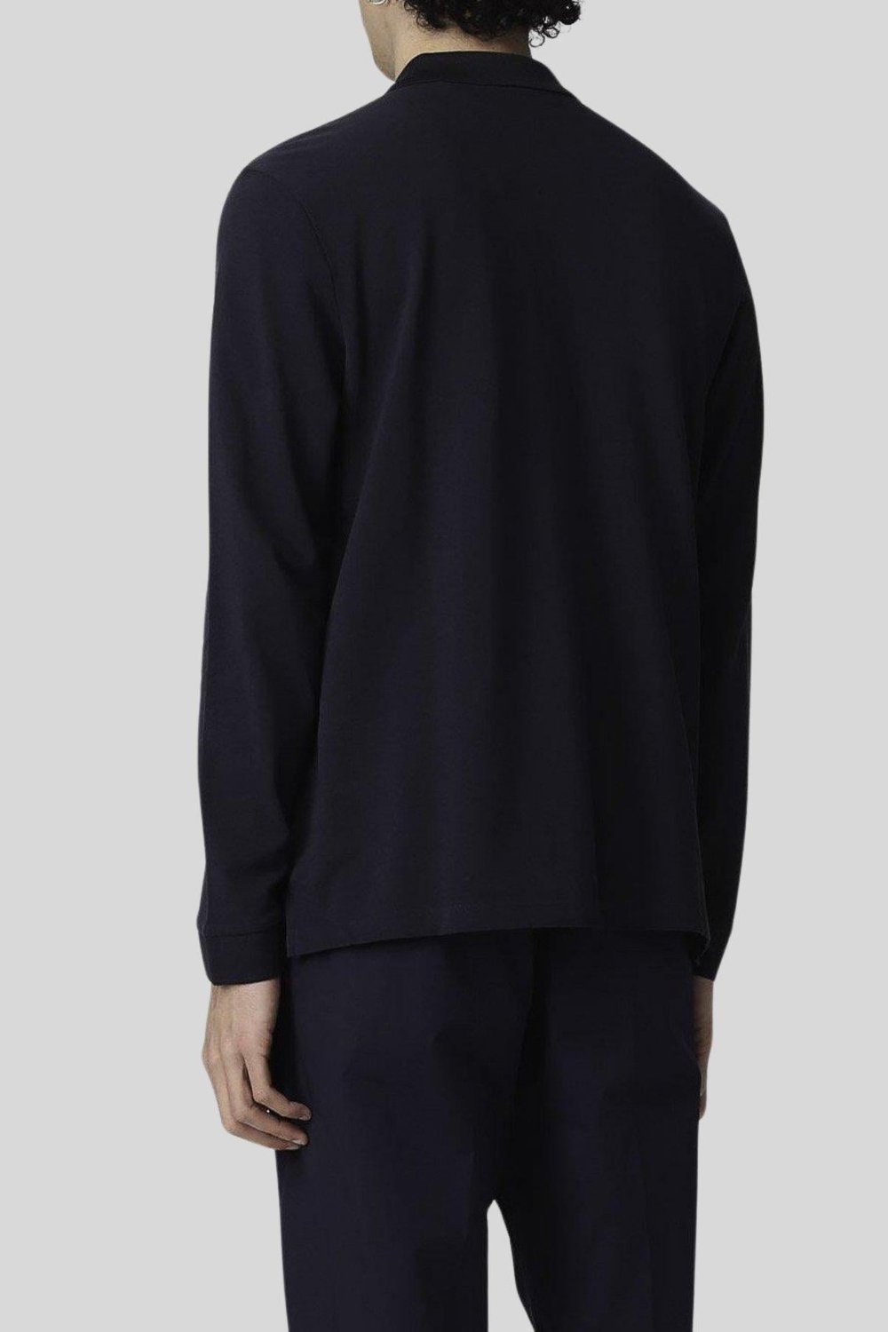 Hugo Boss Uzun Kollu Erkek Polo T-Shirt Lacivert