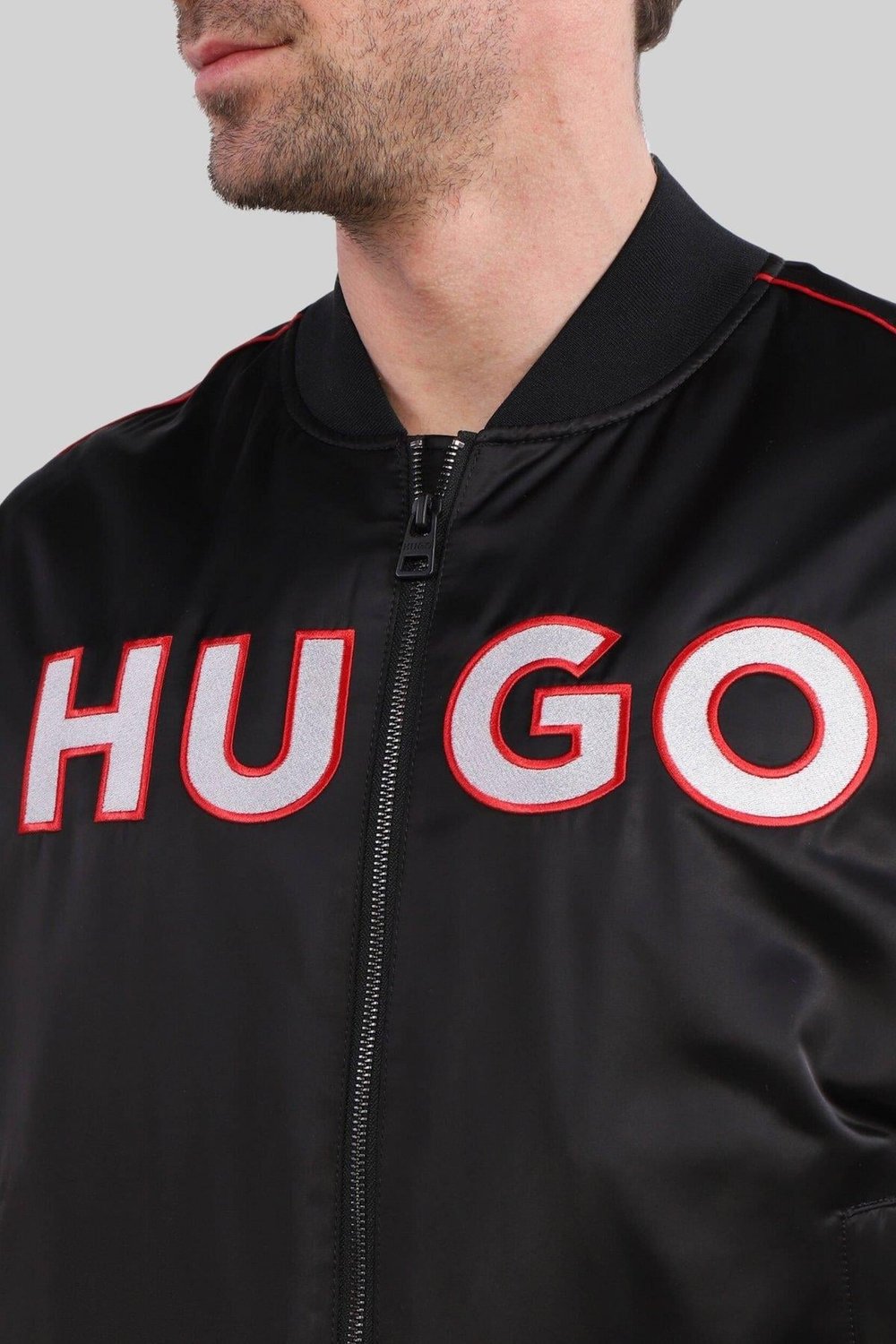 Hugo Erkek Bomber Ceket Siyah
