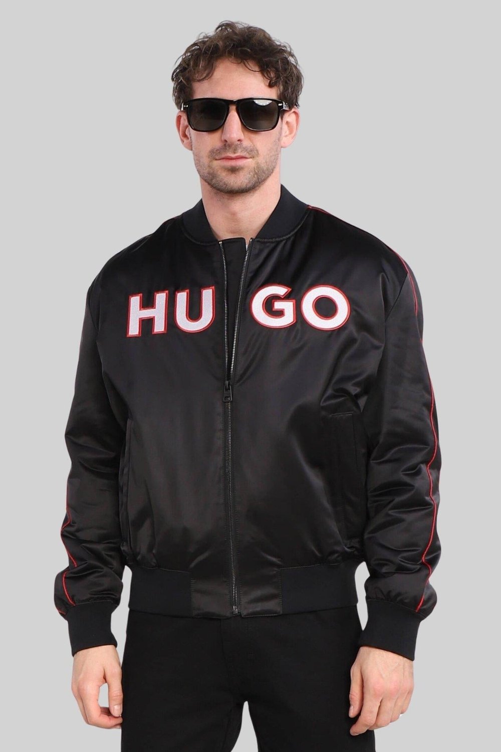 Hugo Erkek Bomber Ceket Siyah