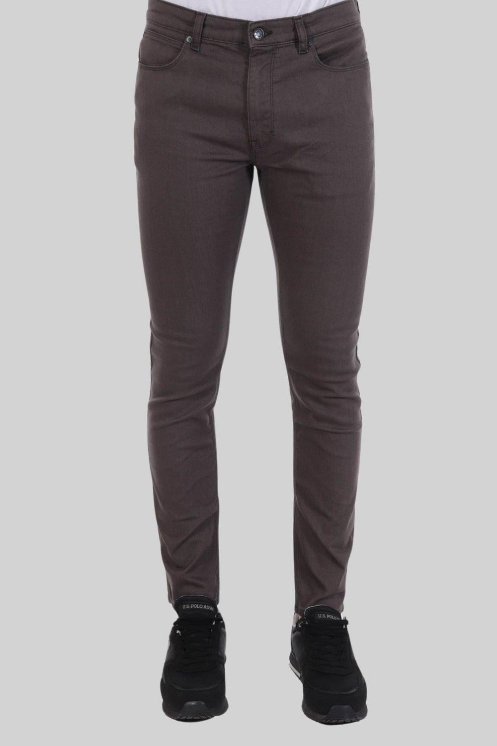 Hugo Erkek Slim Fit Jean Pantolon Gri