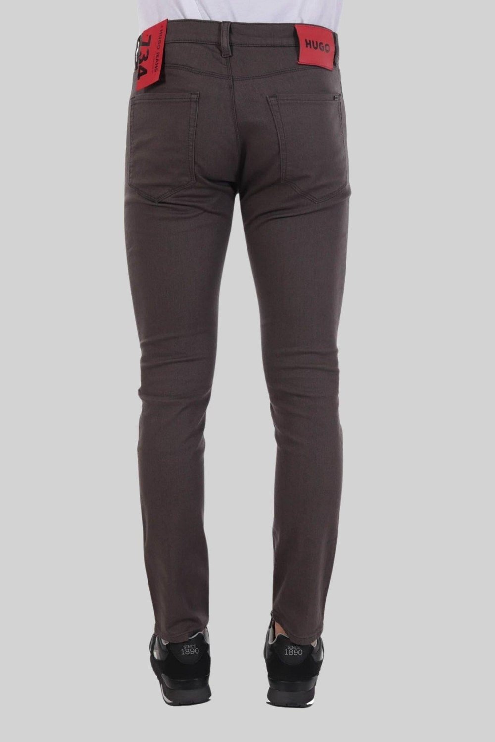 Hugo Erkek Slim Fit Jean Pantolon Gri