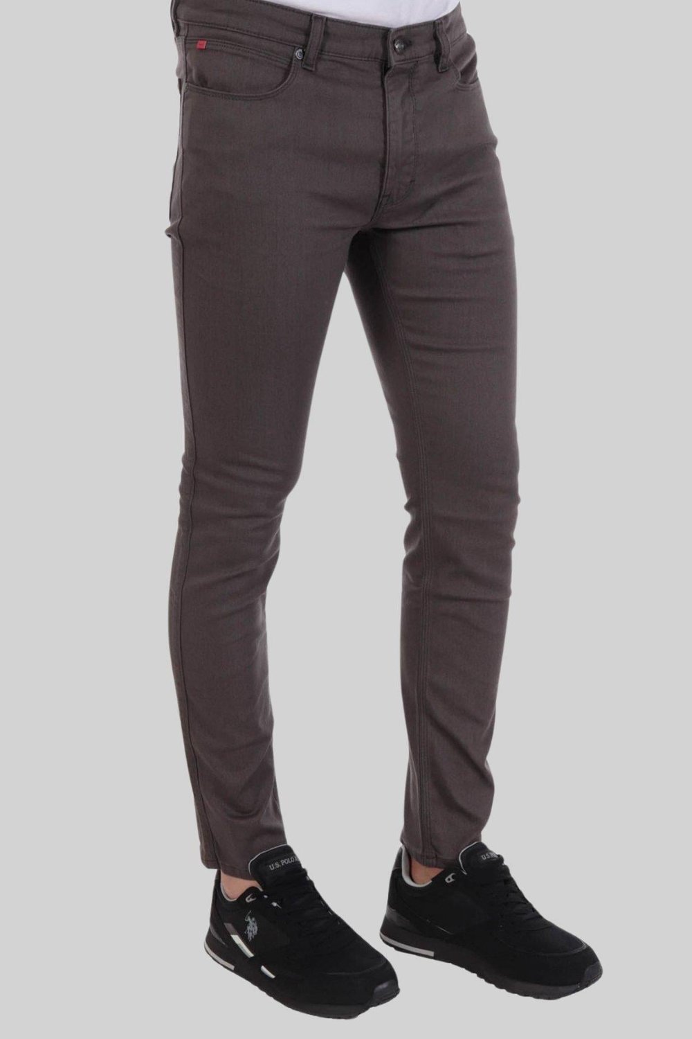 Hugo Erkek Slim Fit Jean Pantolon Gri
