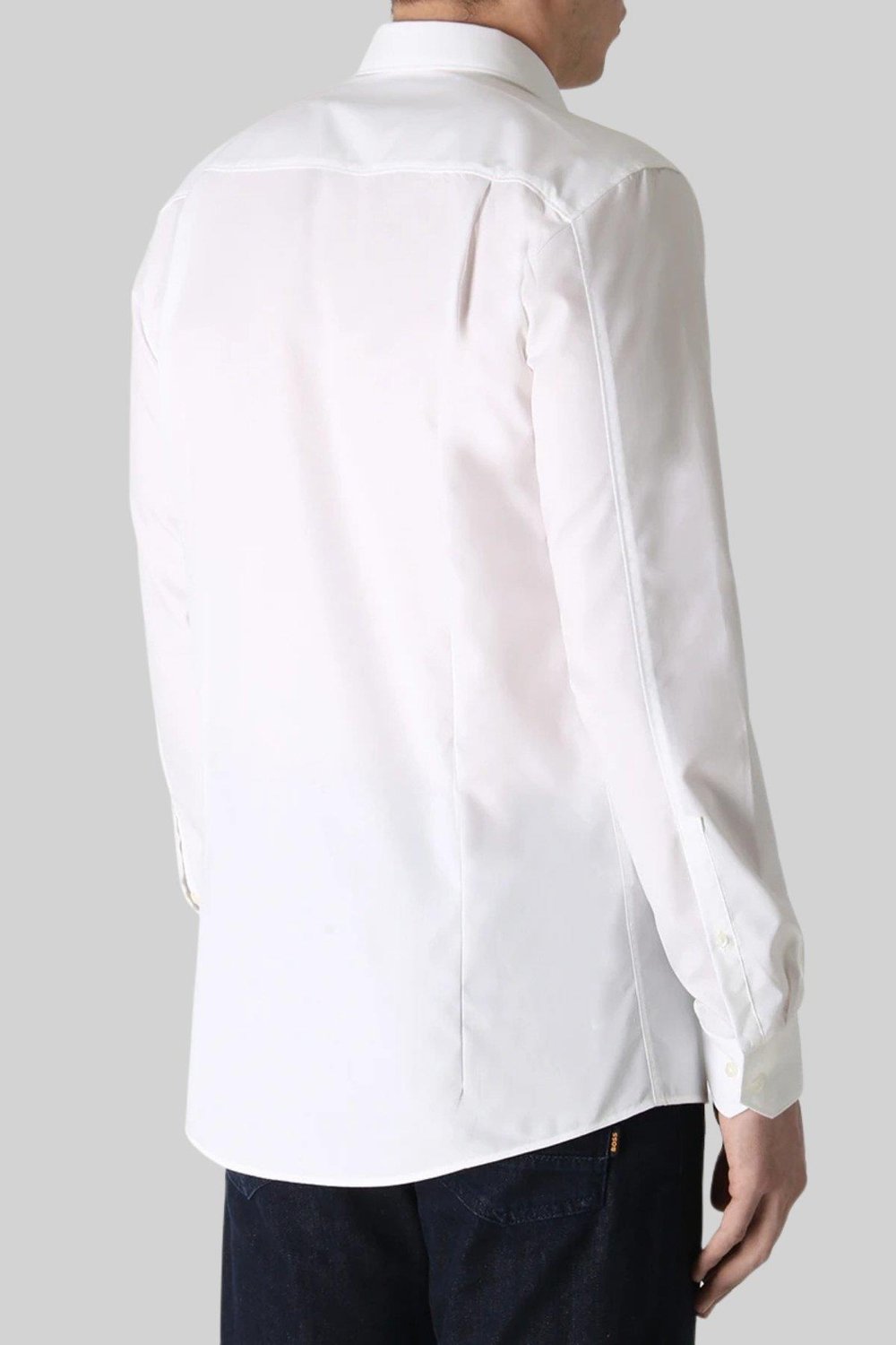 Hugo Erkek Slim Fit Smokin Gömlek Beyaz 199