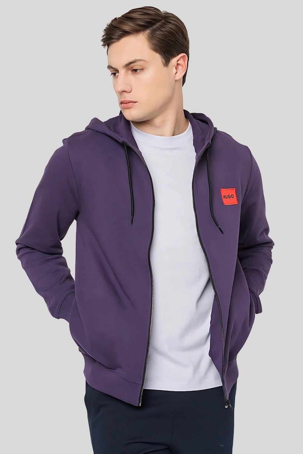 Hugo Erkek Sweatshirt Lacivert