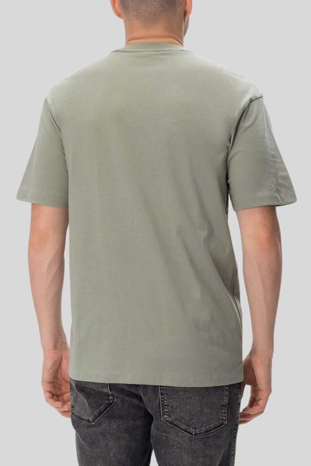 Hugo Yuvarlak Yaka Erkek T-Shirt Yeşil