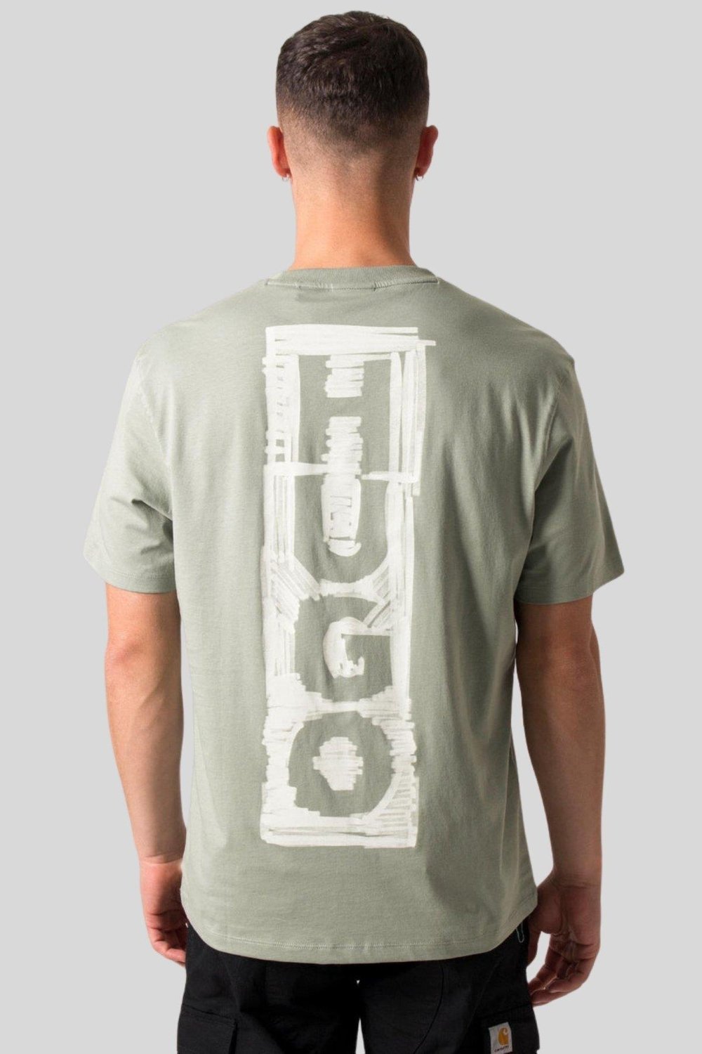 Hugo Yuvarlak Yaka Erkek T-Shirt Yeşil
