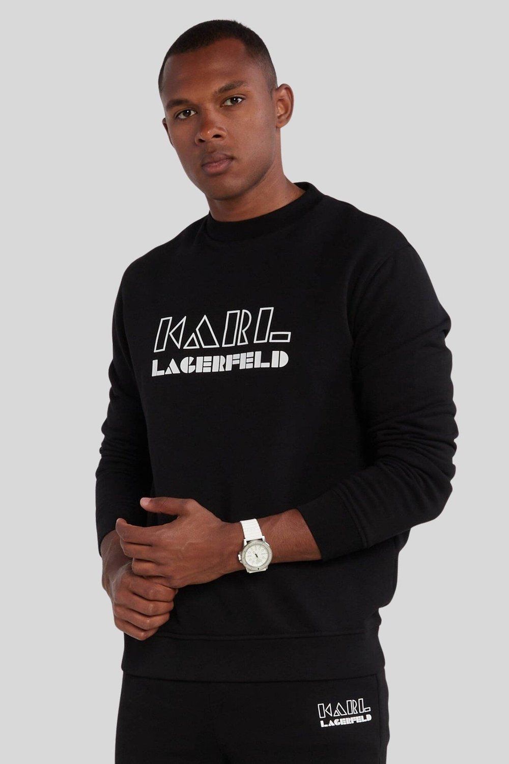 Karl Lagerfeld Erkek SweatShirt Siyah