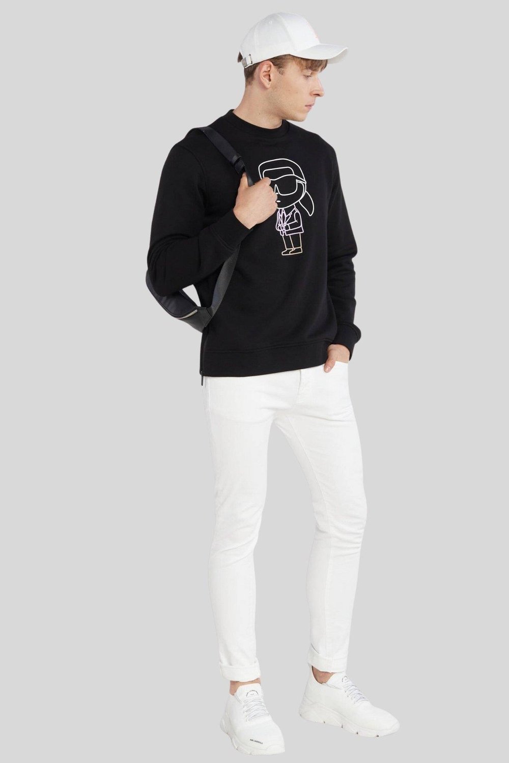 Karl Lagerfeld Erkek SweatShirt Siyah