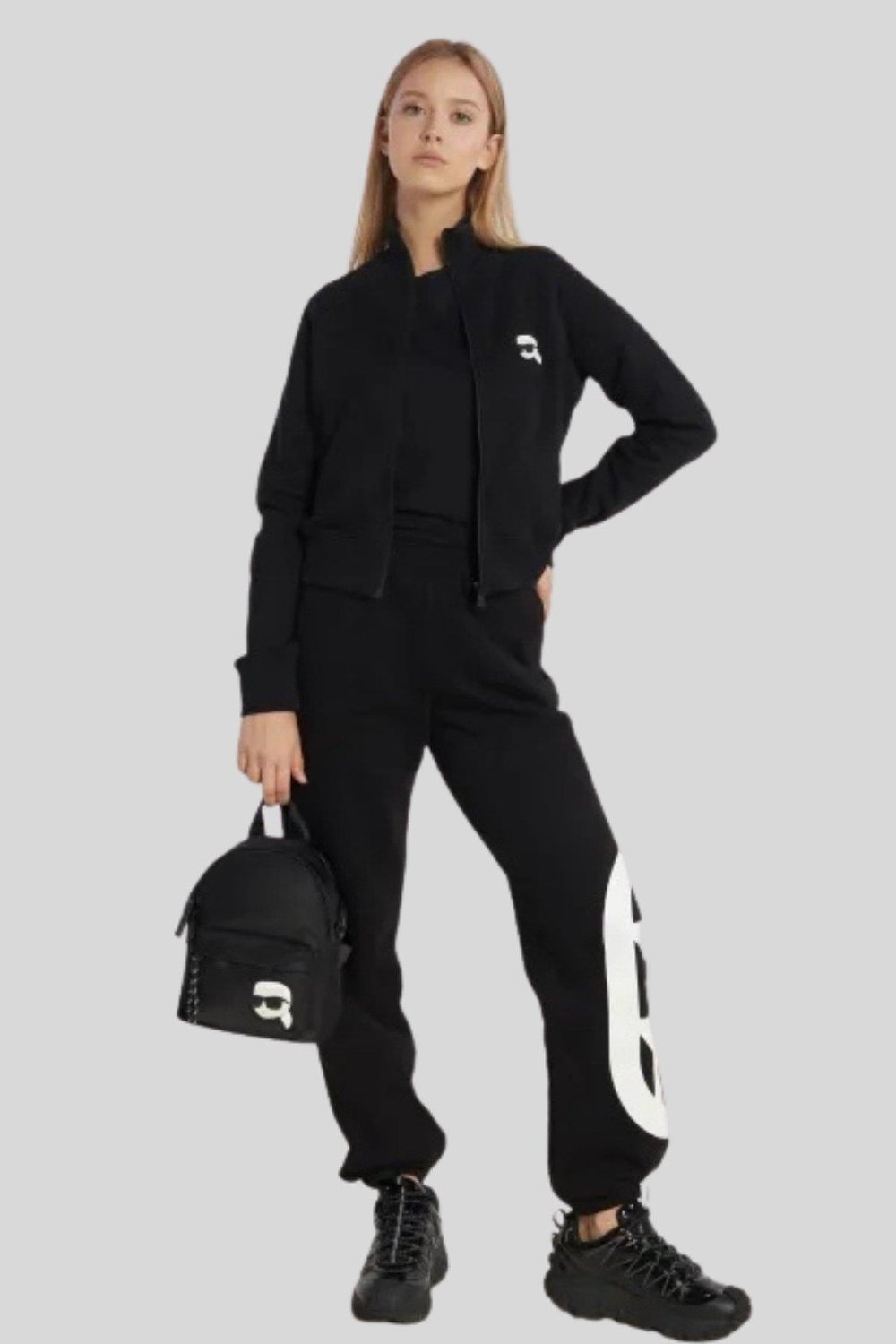Karl Lagerfeld Kadın SweatShirt Siyah