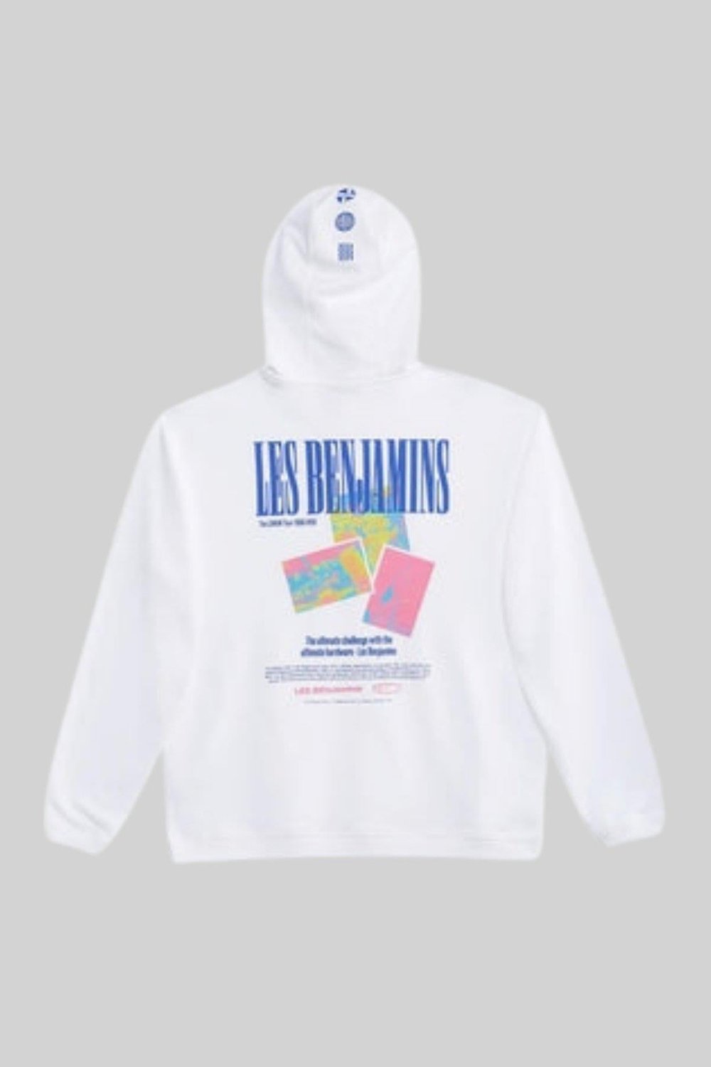 Les Benjamins Erkek  Kapüşonlu Sweatshirt Beyaz