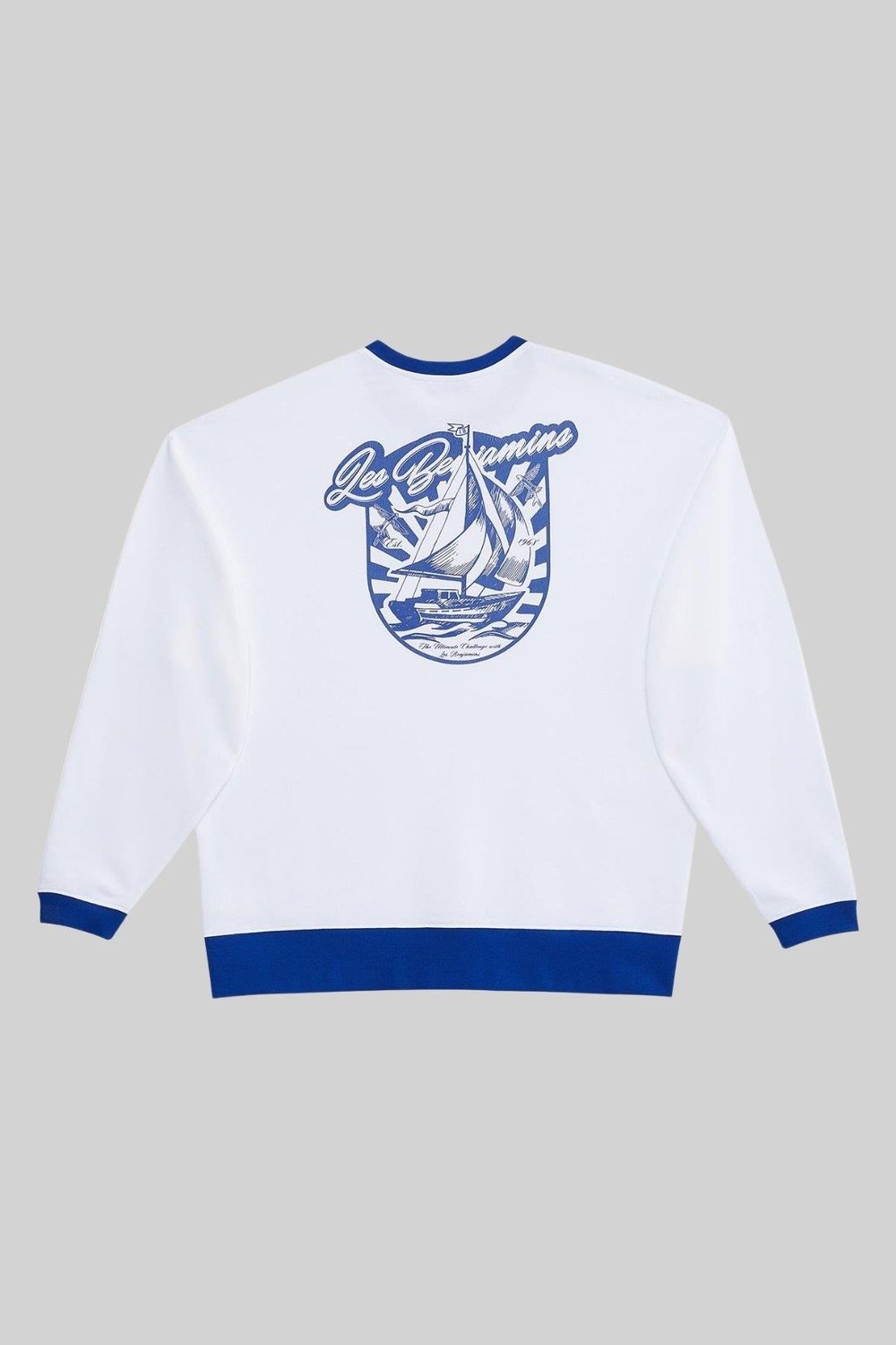 Les Benjamins Erkek  Sweatshirt Beyaz