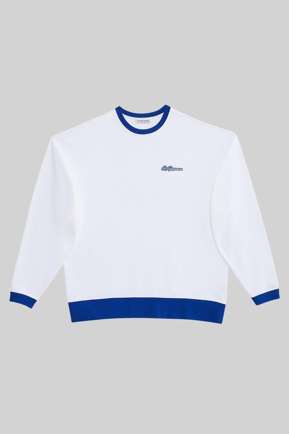 Les Benjamins Erkek  Sweatshirt Beyaz
