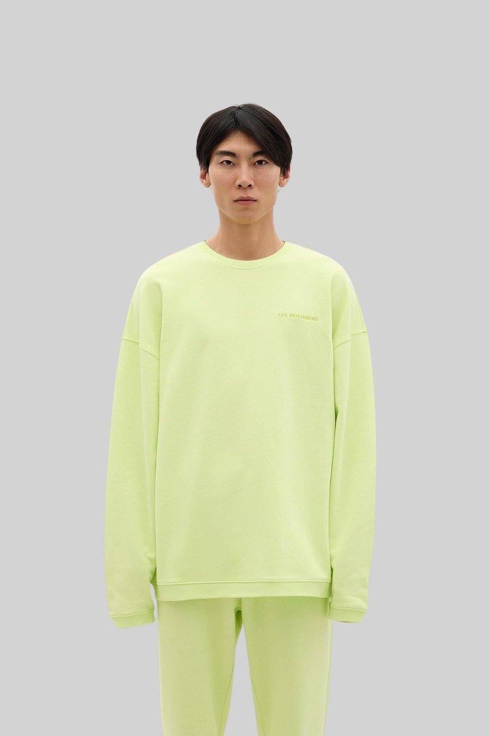 Les Benjamins Erkek Sweatshirt Yeşil