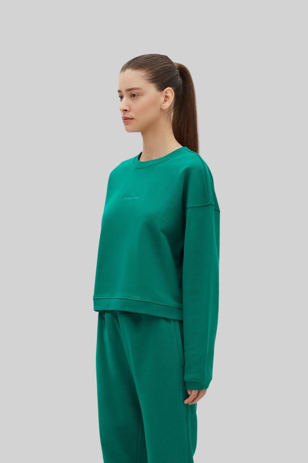 Les Benjamins Kadın Sweatshirt Yeşil