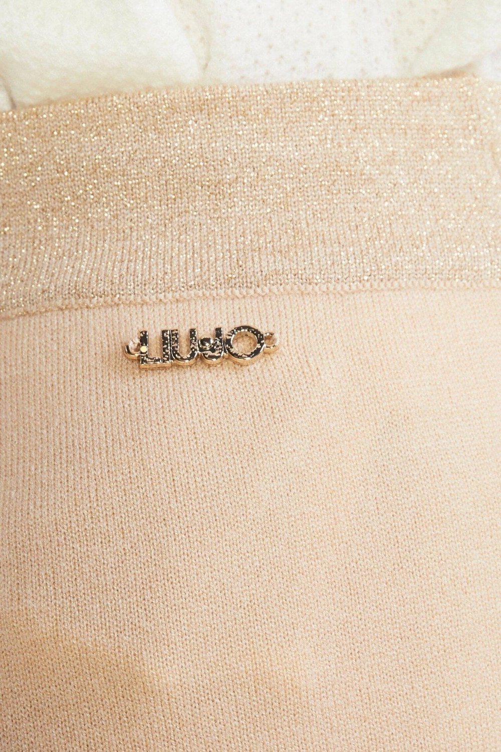 Liu Jo Kadın Regular Fit Örme Pantolon Bej