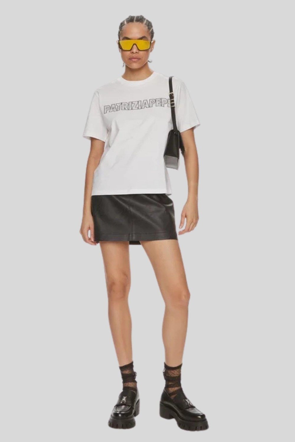 Patrizia Pepe Kadın T-Shirt Beyaz