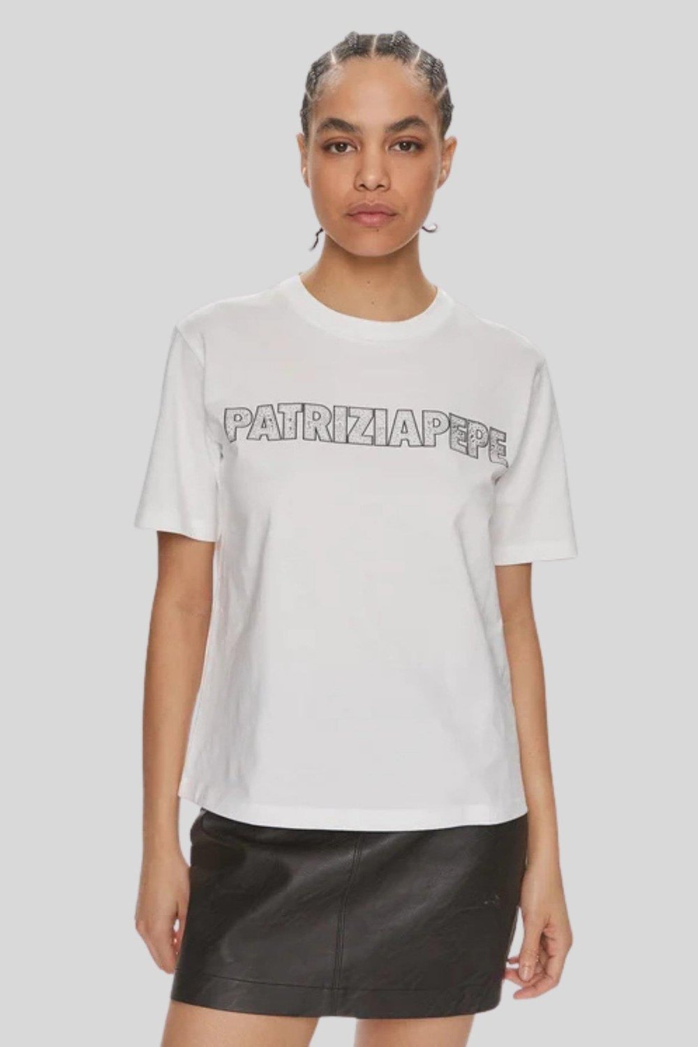 Patrizia Pepe Kadın T-Shirt Beyaz