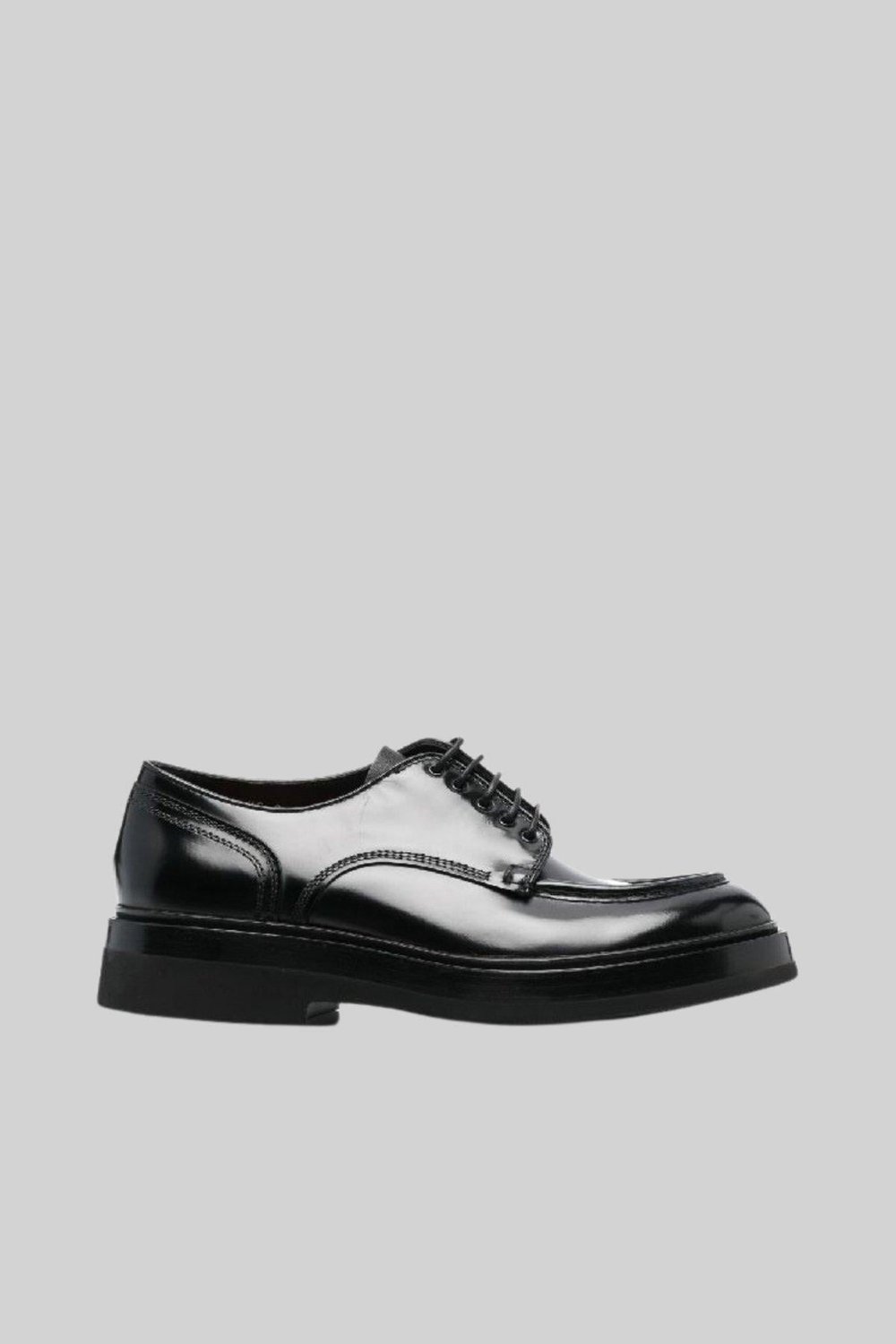 Santoni Erkek Deri Loafer Ayakkabı Siyah
