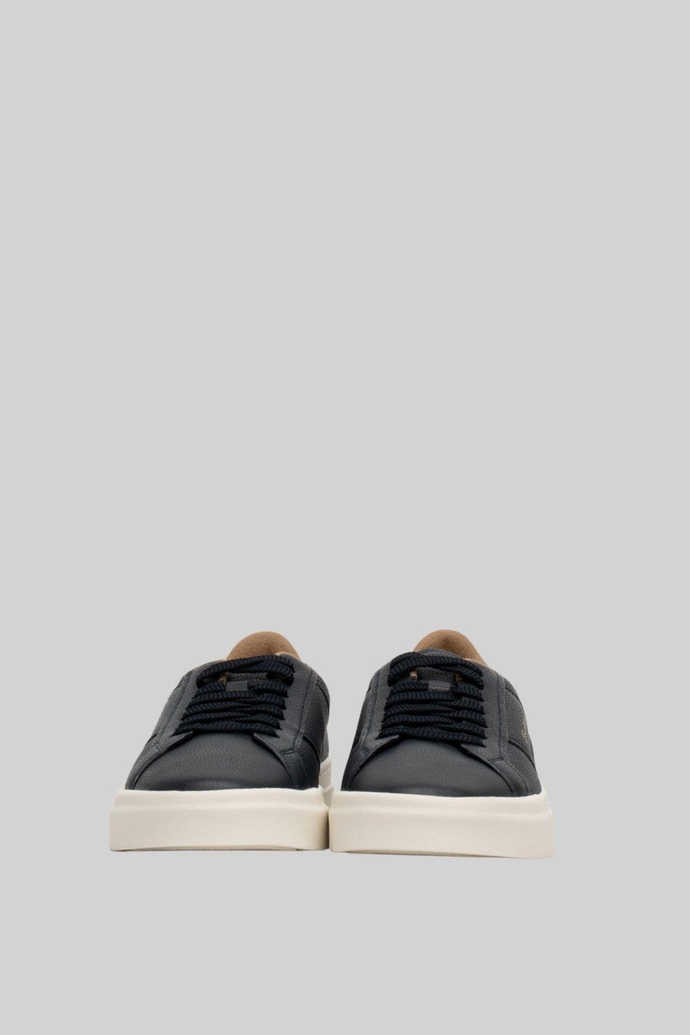 Santoni Erkek Deri Sneaker Mavi