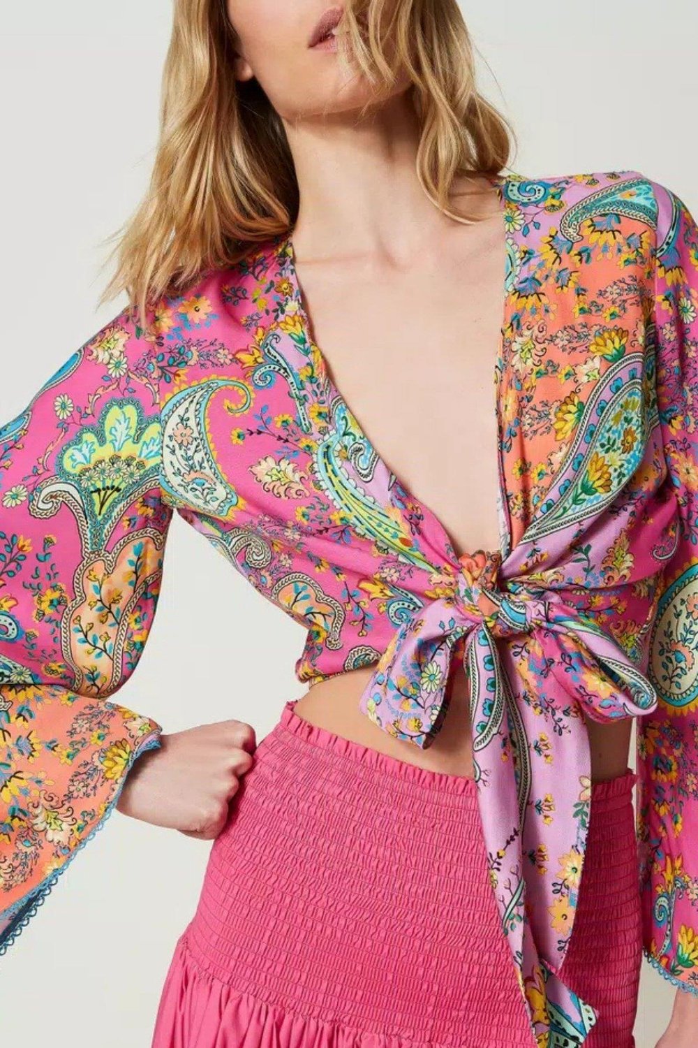 Twinset Kadın Bluz Çok Renkli