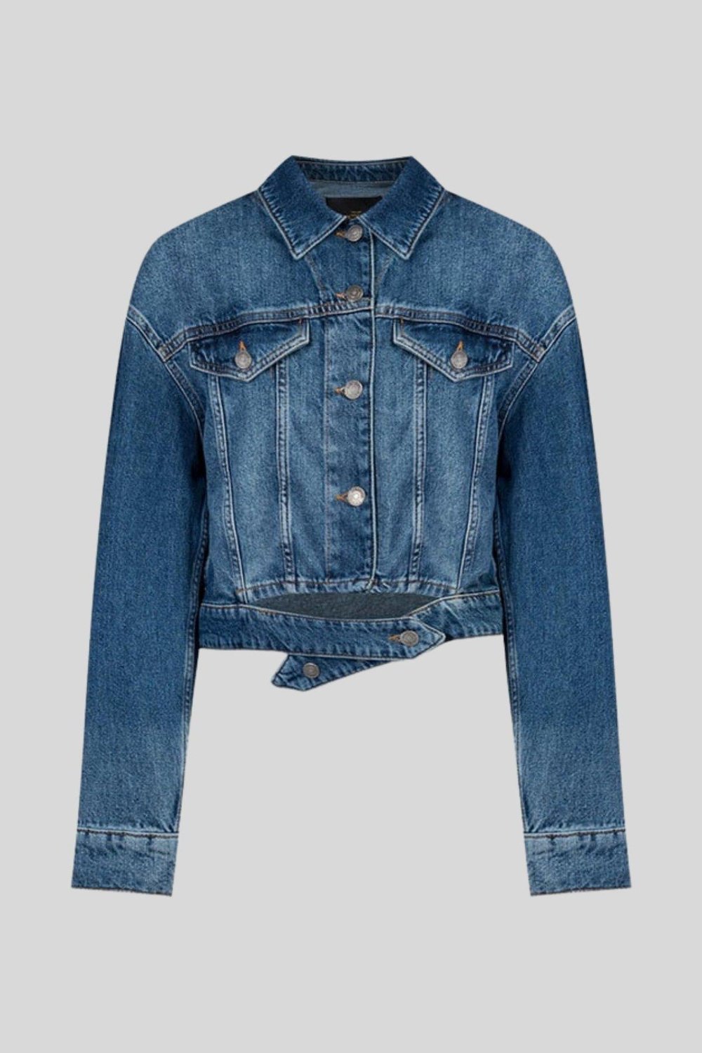 Twinset Kadın Jean Ceket Mavi