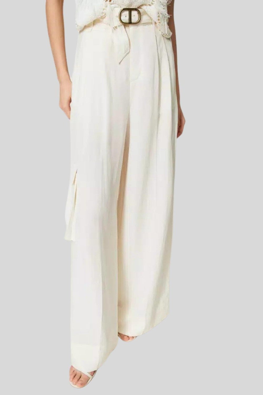Twinset Kadın Pantolon Bej