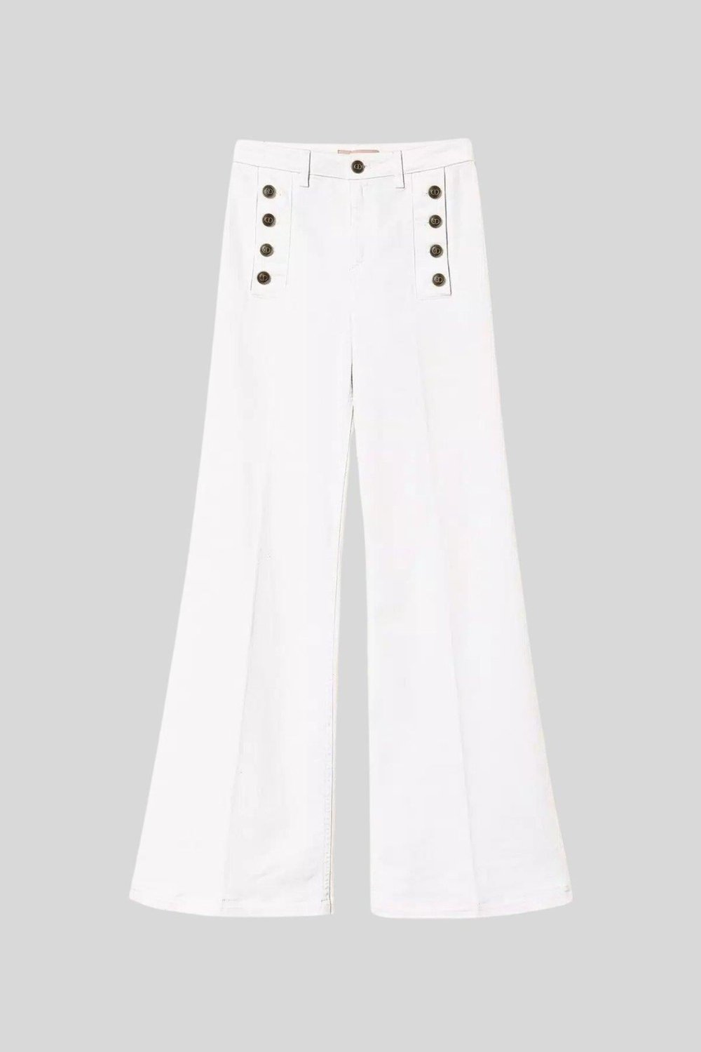 Twinset Kadın Pantolon Beyaz