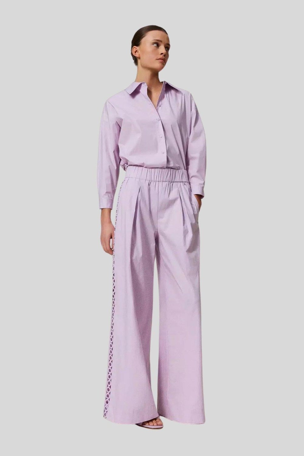 Twinset Kadın Pantolon Lila