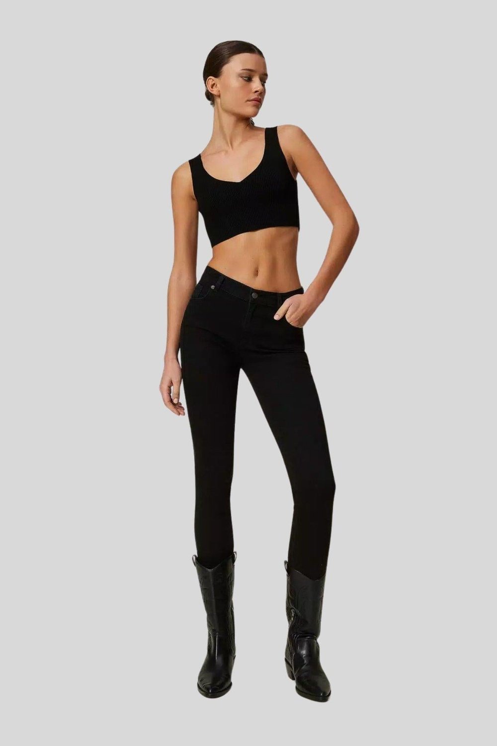 Twinset Kadın Pantolon Siyah
