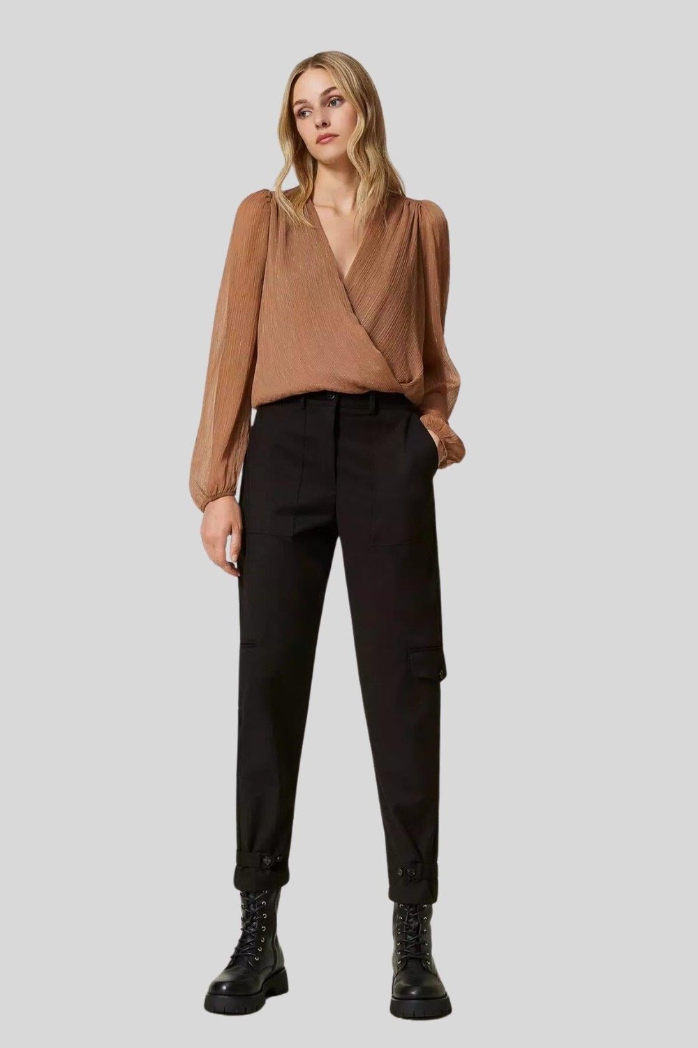 Twinset Kadın Pantolon Siyah