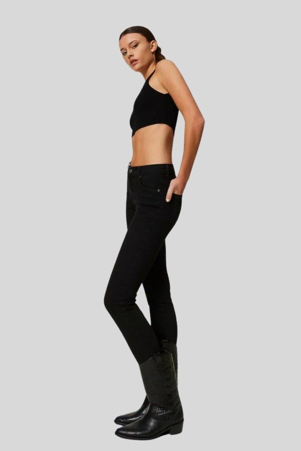 Twinset Kadın Pantolon Siyah