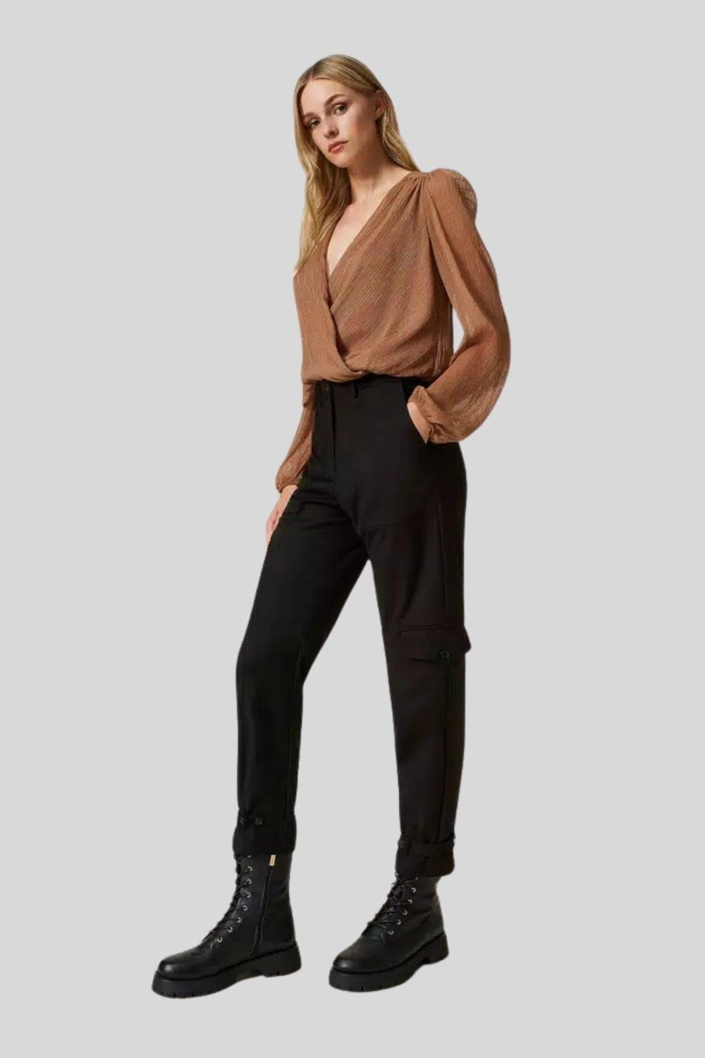 Twinset Kadın Pantolon Siyah