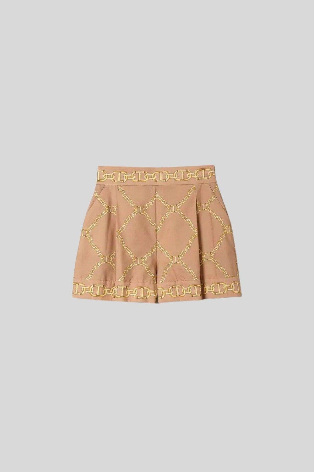 Twinset Kadın Şort Bej