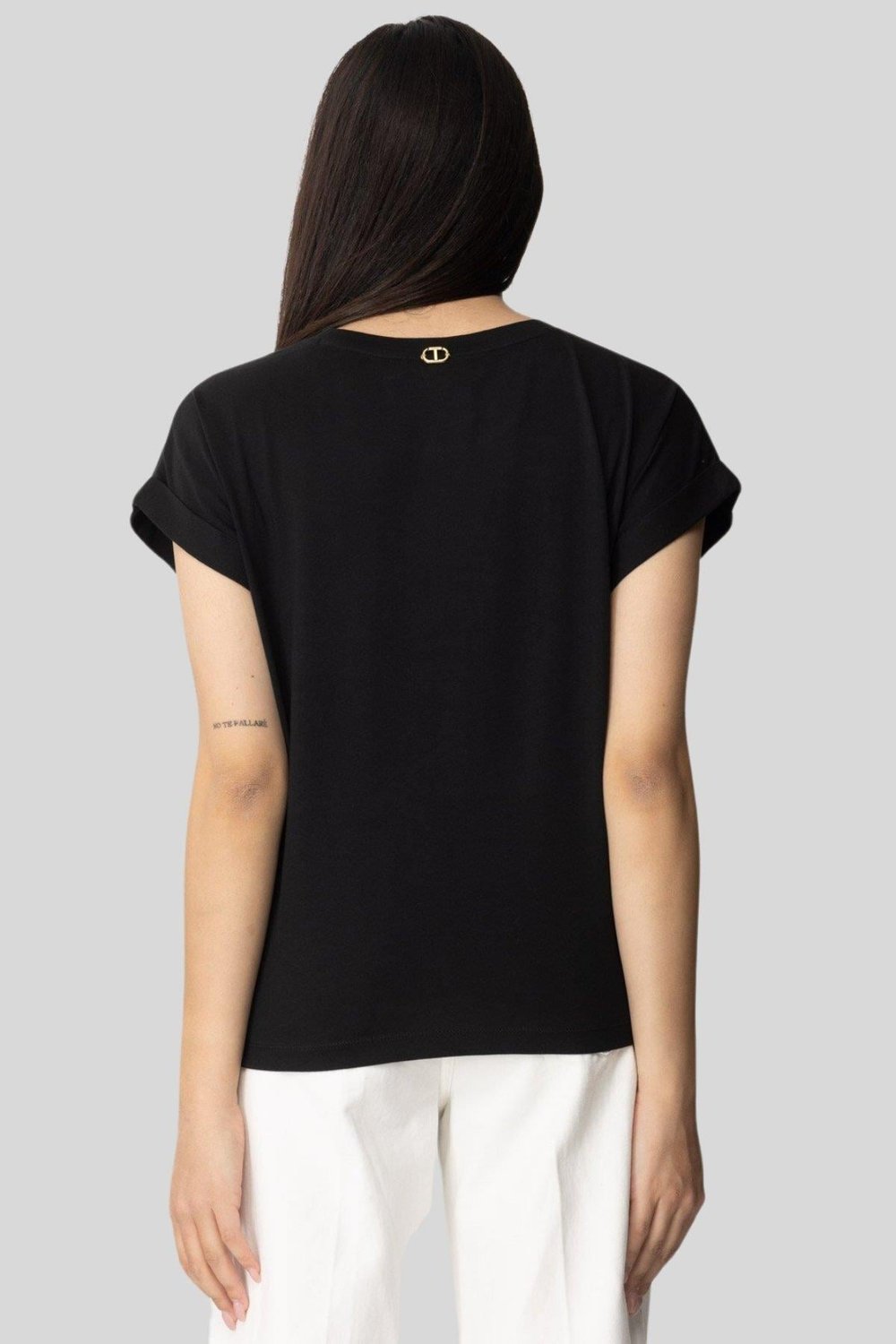 Twinset Kadın T-Shirt Siyah