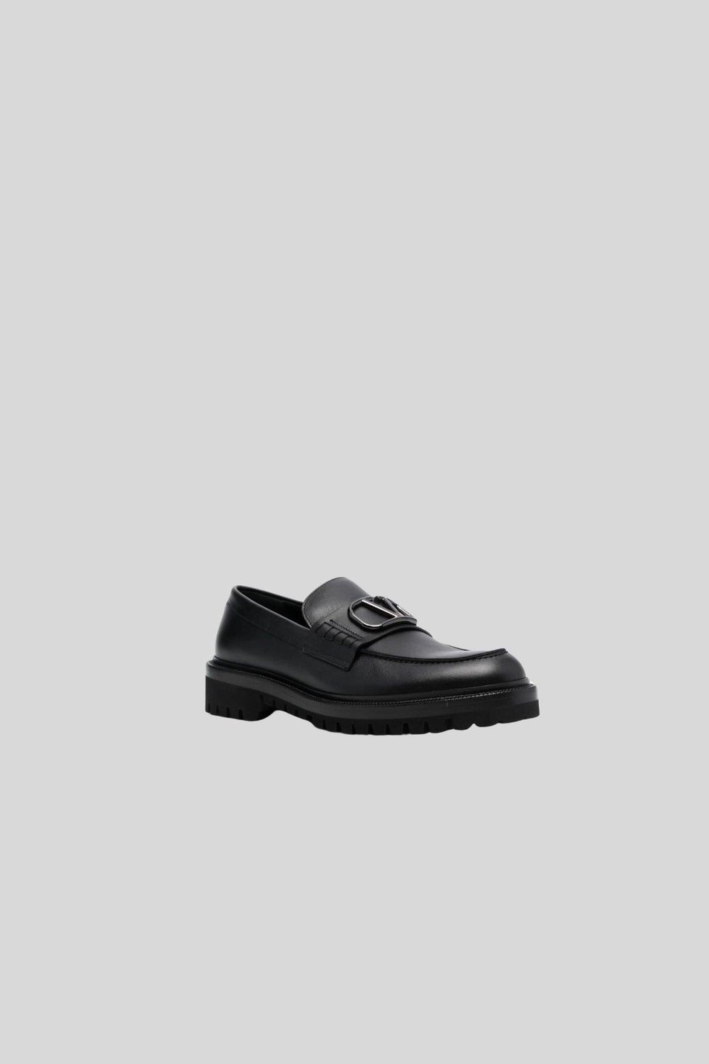 Valentino Erkek Loafer  Ayakkabı Siyah