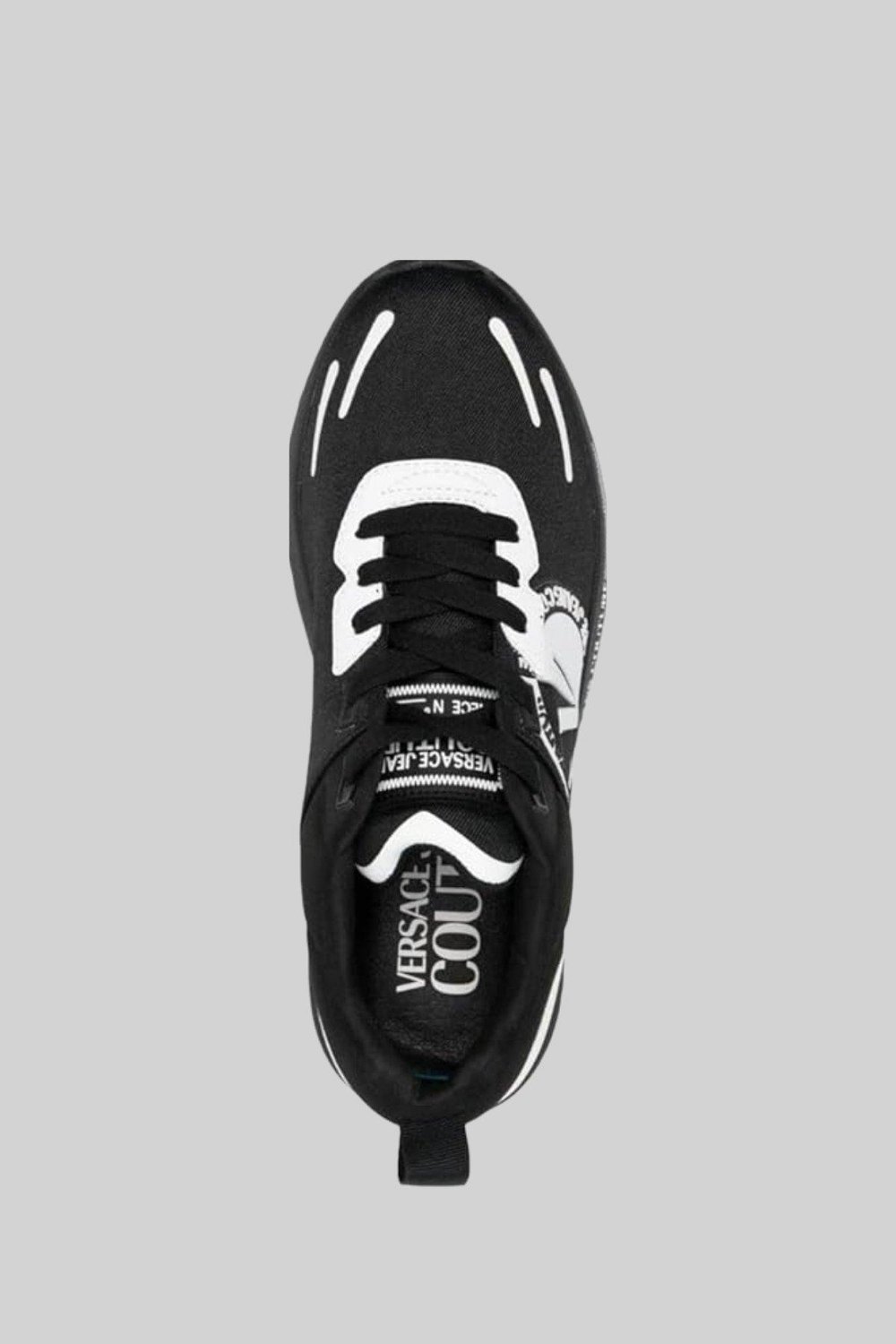 Versace Jeans Couture Erkek Dynamic Low Spor Ayakkabı Siyah