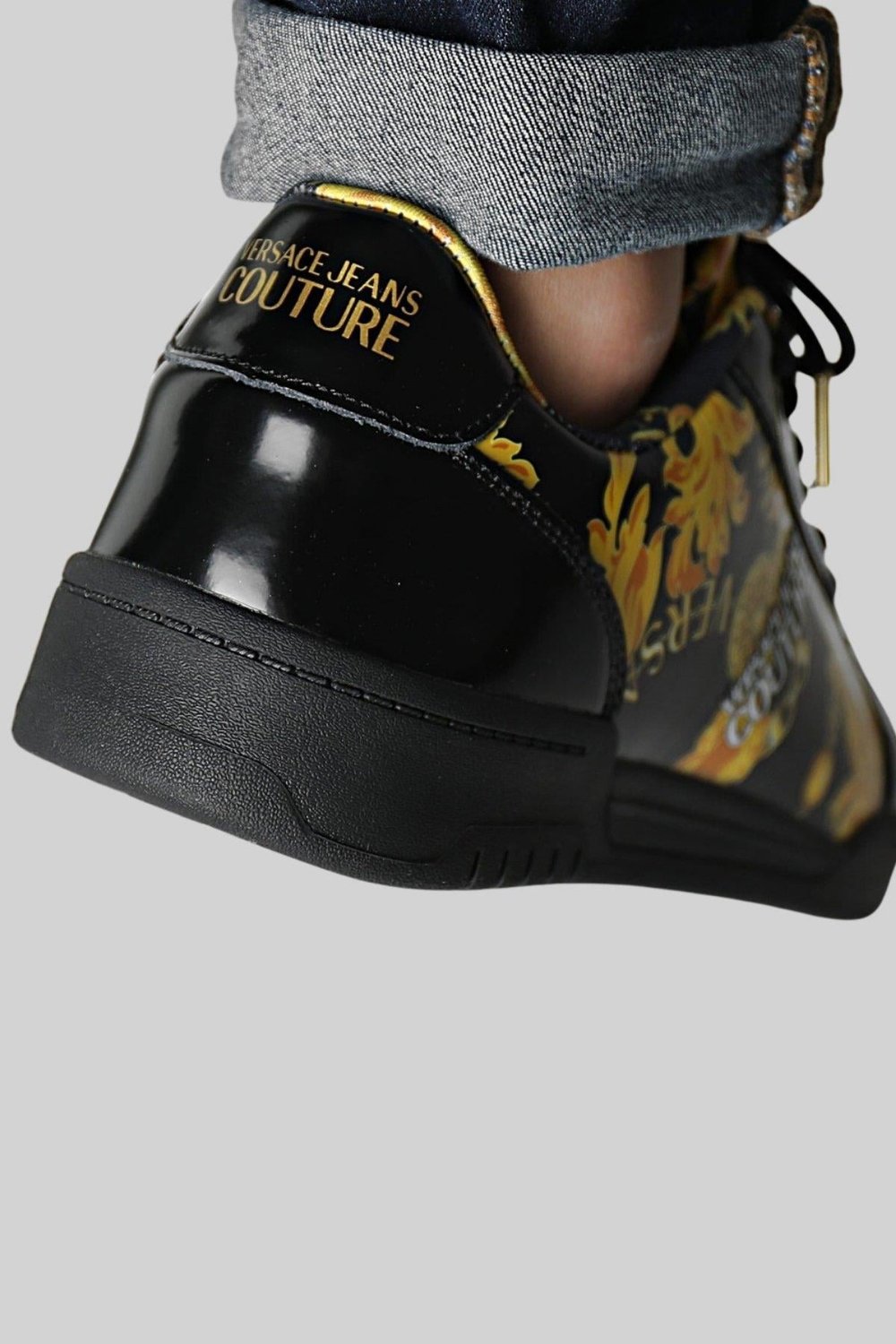 Versace Jeans Couture Erkek Spor Ayakkabı Siyah