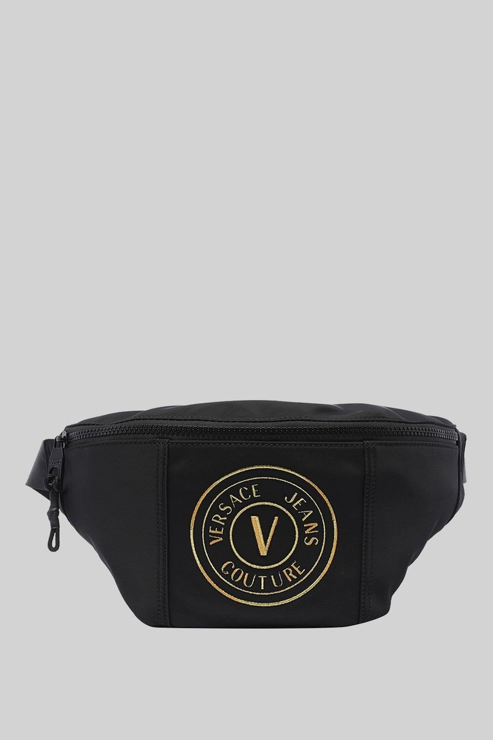 Versace Jeans Couture Erkek V Amblemli Bel Çantası Siyah 899