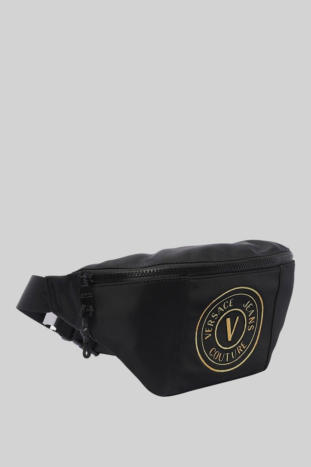 Versace Jeans Couture Erkek V Amblemli Bel Çantası Siyah 899